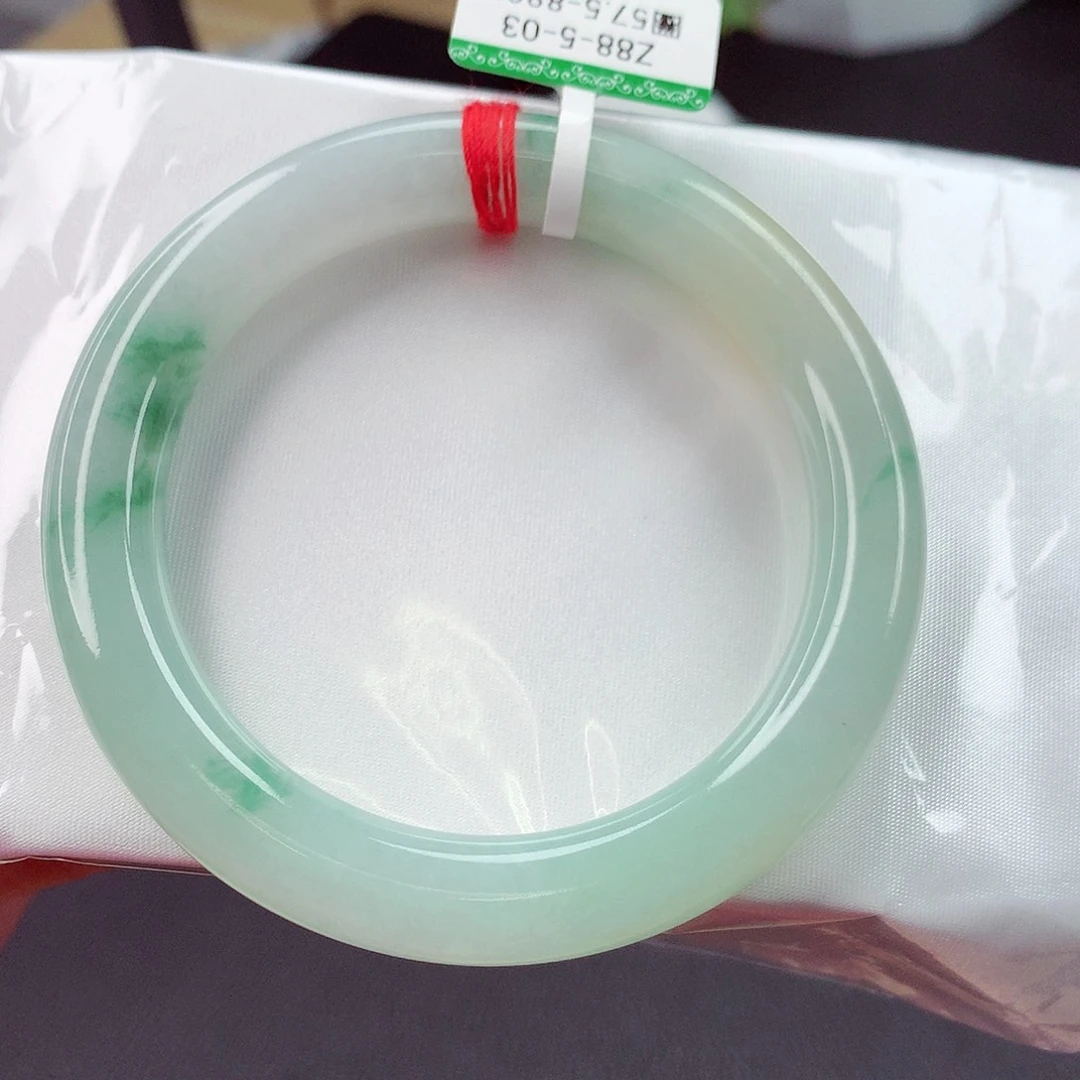 翡翠未镶嵌手镯缅甸天然a货翡翠手镯