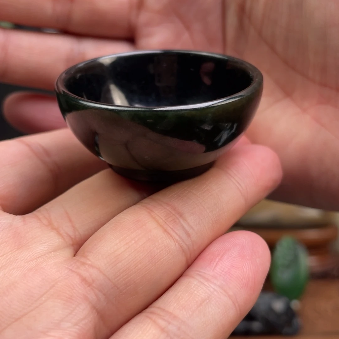 未镶嵌和田玉挂件和田玉茶杯未镶嵌