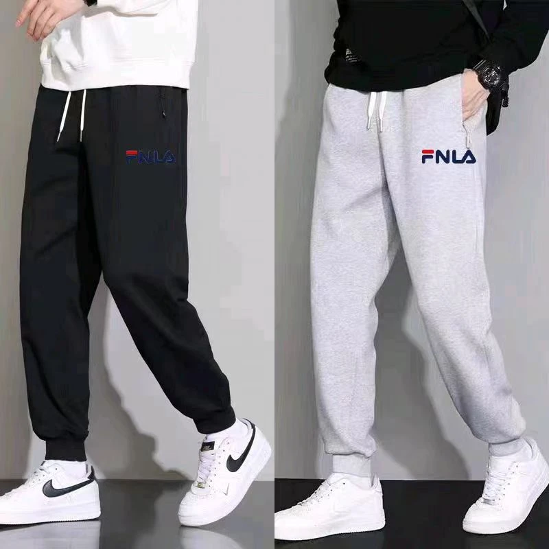 早秋新款潮牌百搭运动卫裤男女同款情侣裤子休闲裤
