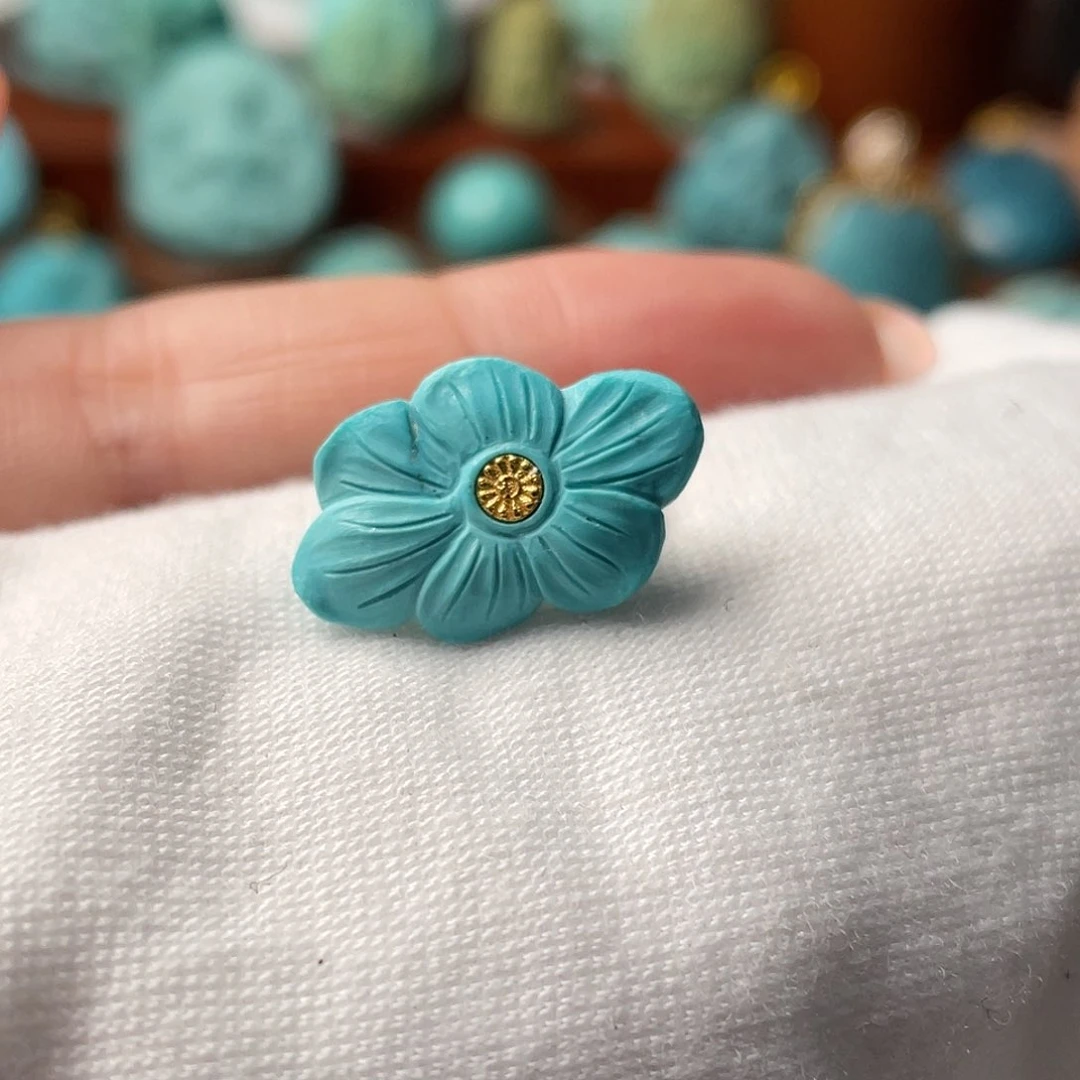 绿松石珠宝奇石未镶嵌