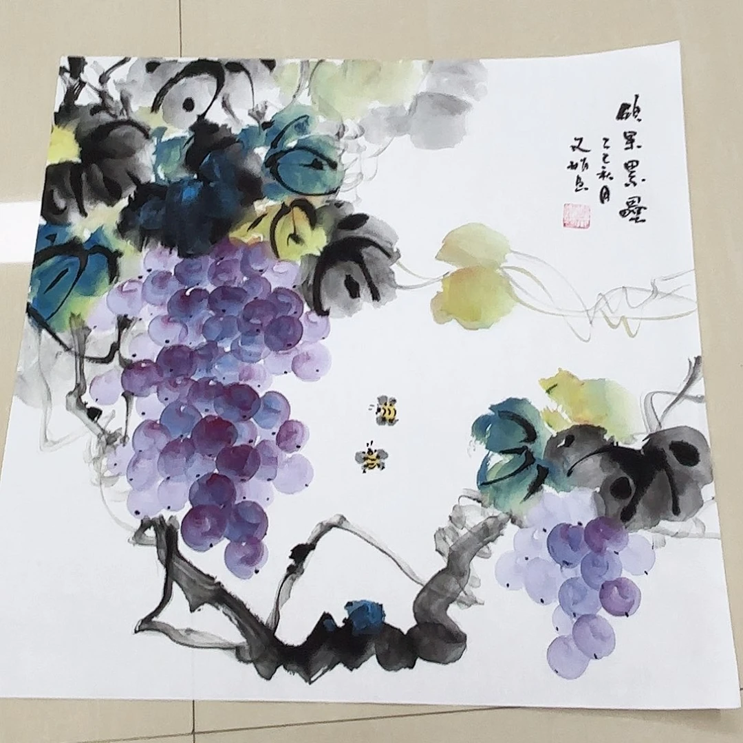 国画国画作品多次