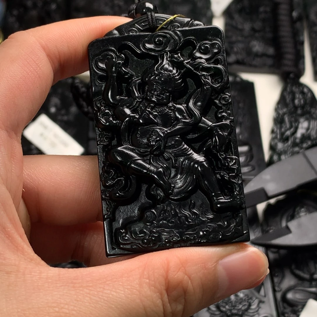 天然a货钢琴黑挂件