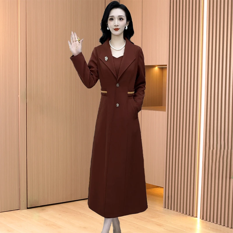 【两件套】外套加裙子时尚气质两件套女士秋季休闲减龄显瘦穿搭