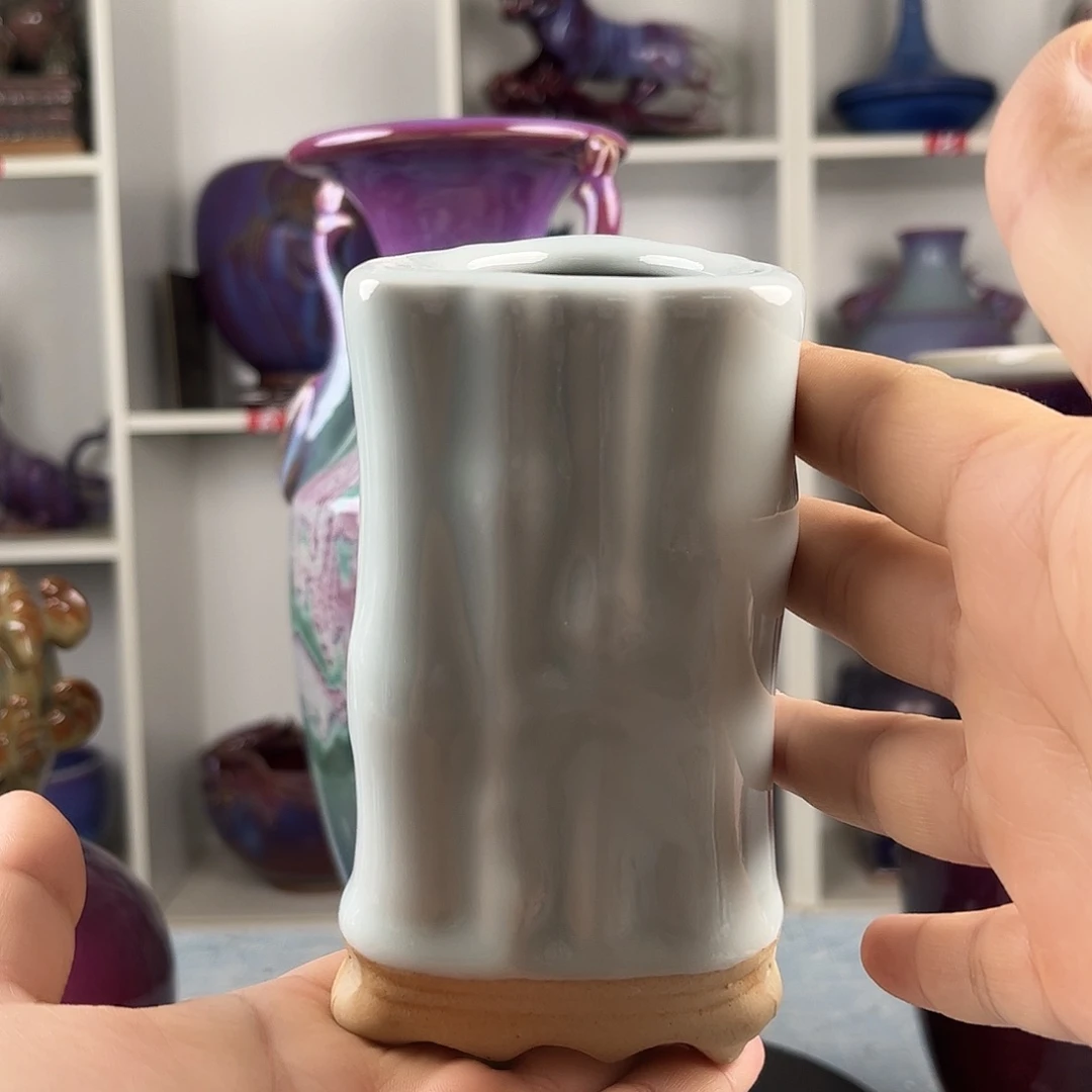 瓷片摆件……笔筒……