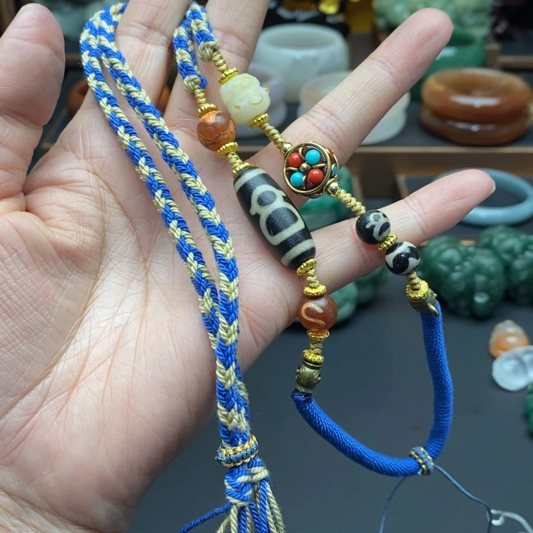 石英质玉项链未镶嵌用****7