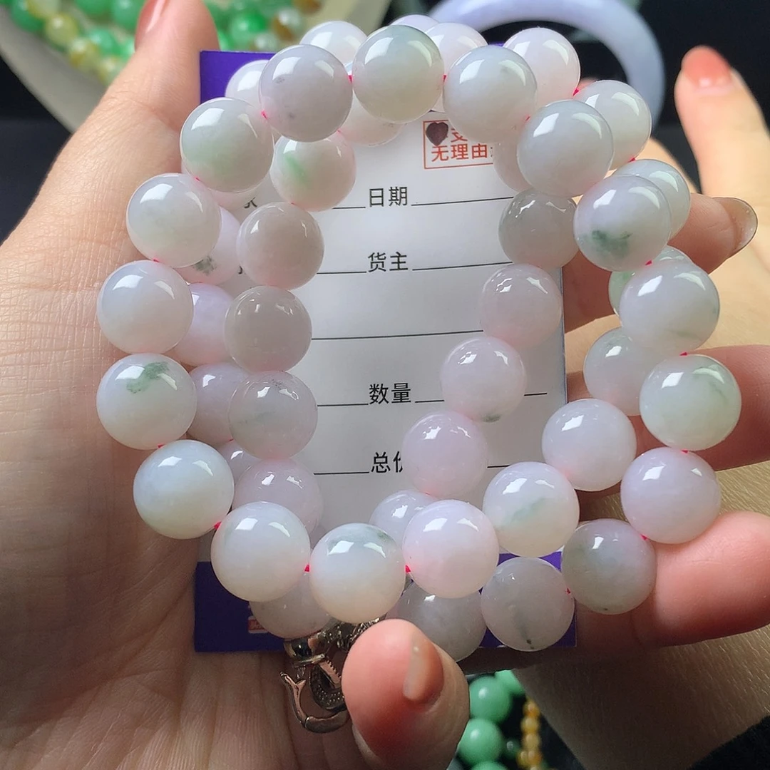 翡翠未镶嵌手链卡11.7