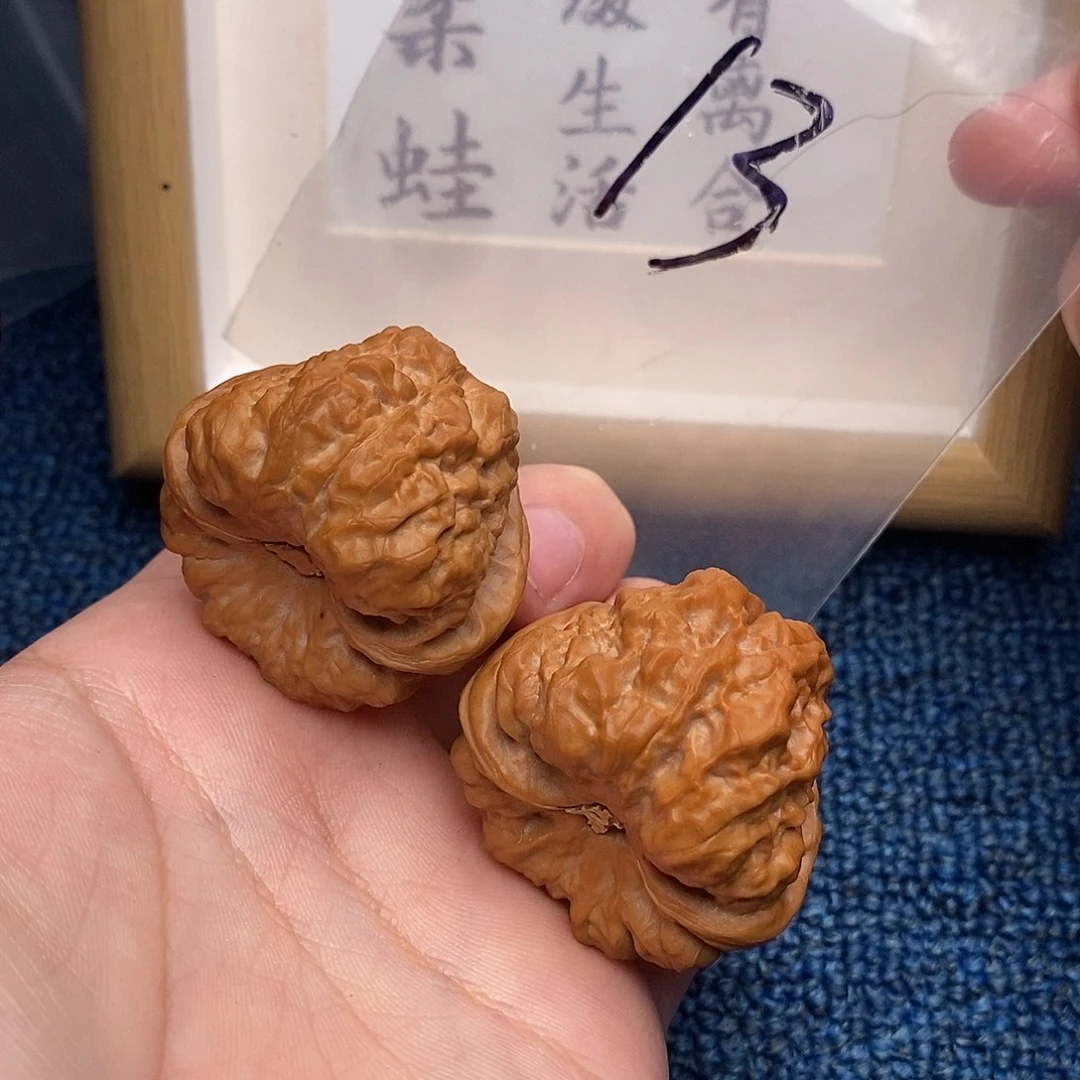 把件文玩核桃蛤蟆头40尺轻微扫尖