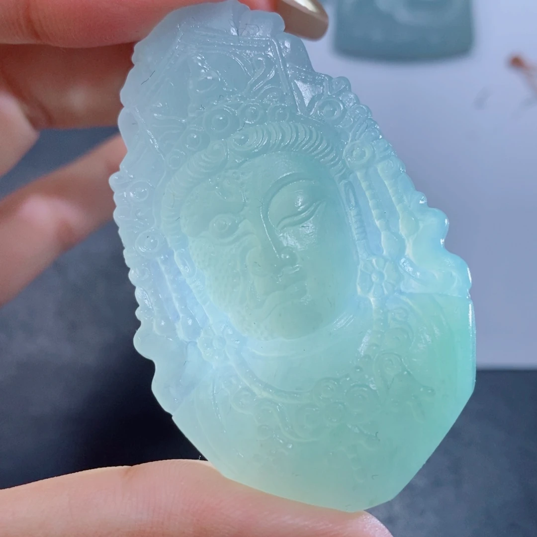 定制翡翠未镶嵌定制毛货翡翠挂件