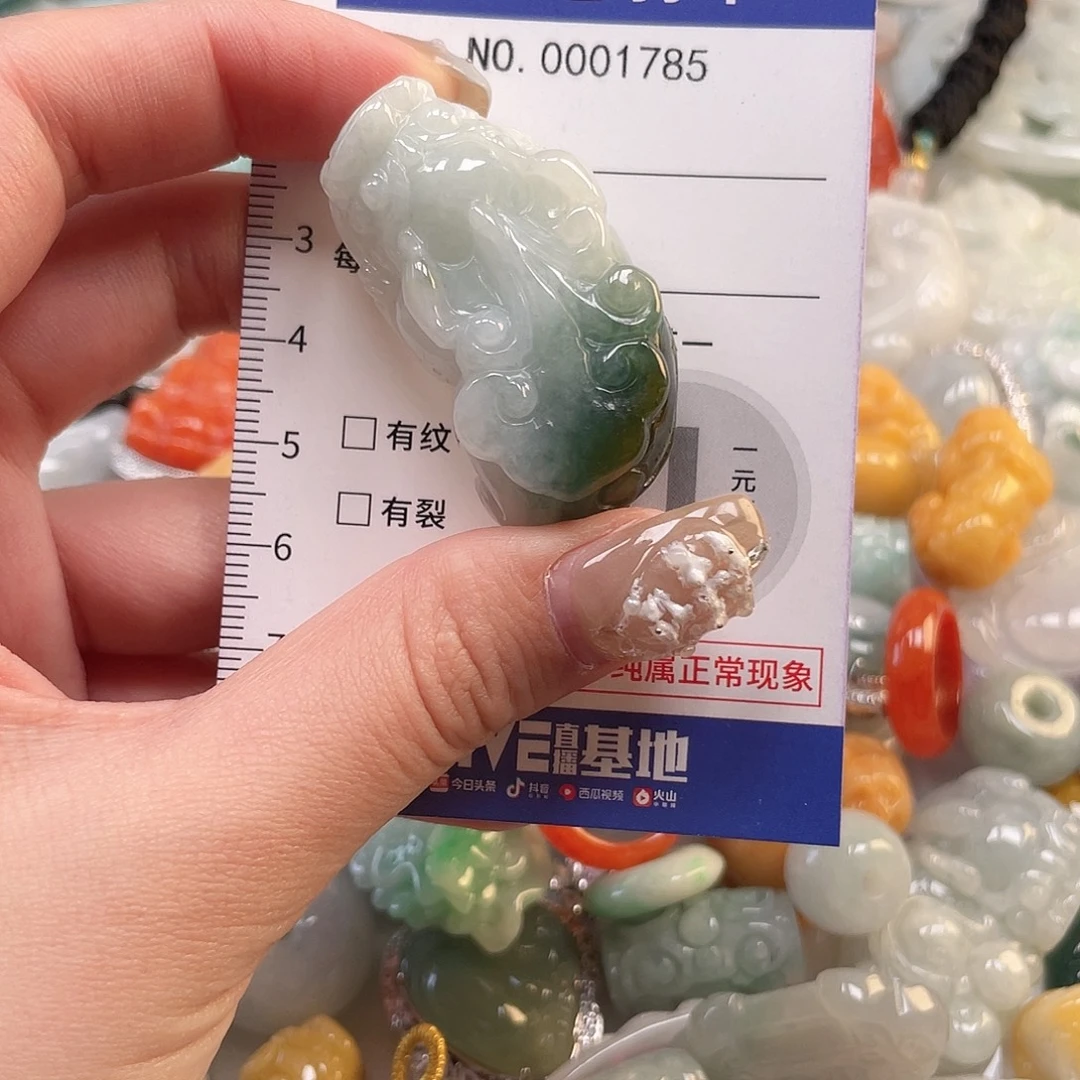 翡翠未镶嵌颈饰1785