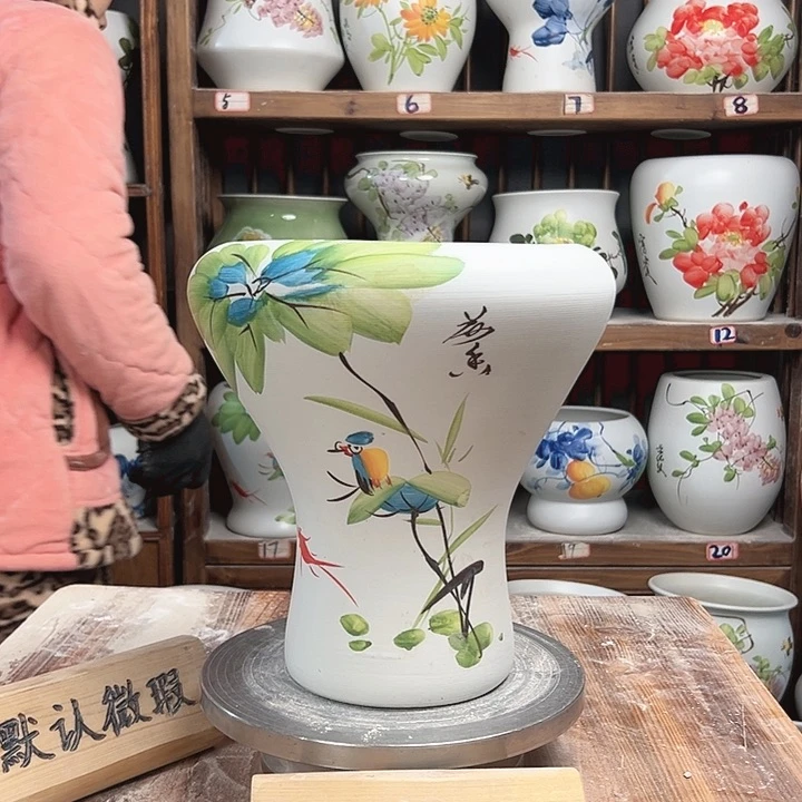 摆件火窝鸟新款陶瓷大