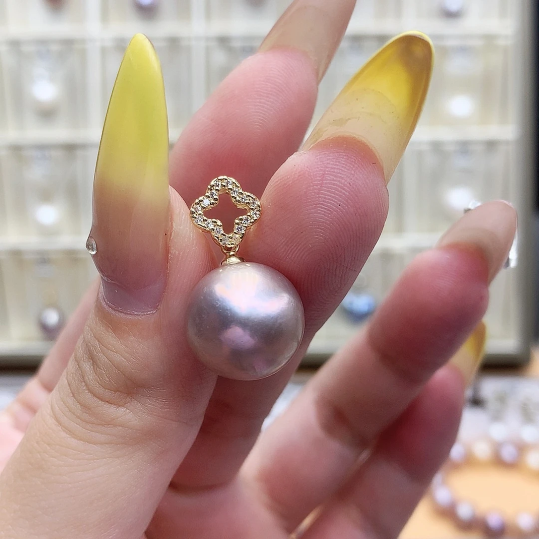 淡水珍珠合金吊坠(赠链)