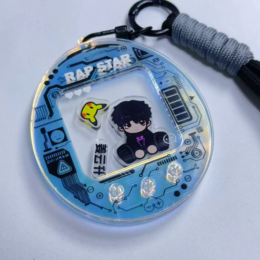 拓麻歌子镭射摇摇乐-rapper说唱歌手系列周边钥匙扣挂件物料礼物