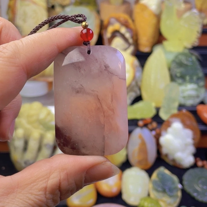 未镶嵌蛇纹石玉手链