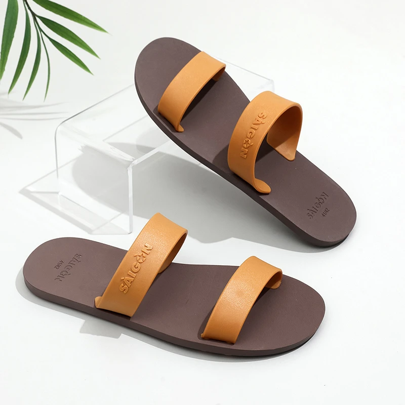 不易臭脚橡胶拖鞋男士款2025新款轮胎底夏季外穿一字拖鞋沙滩鞋