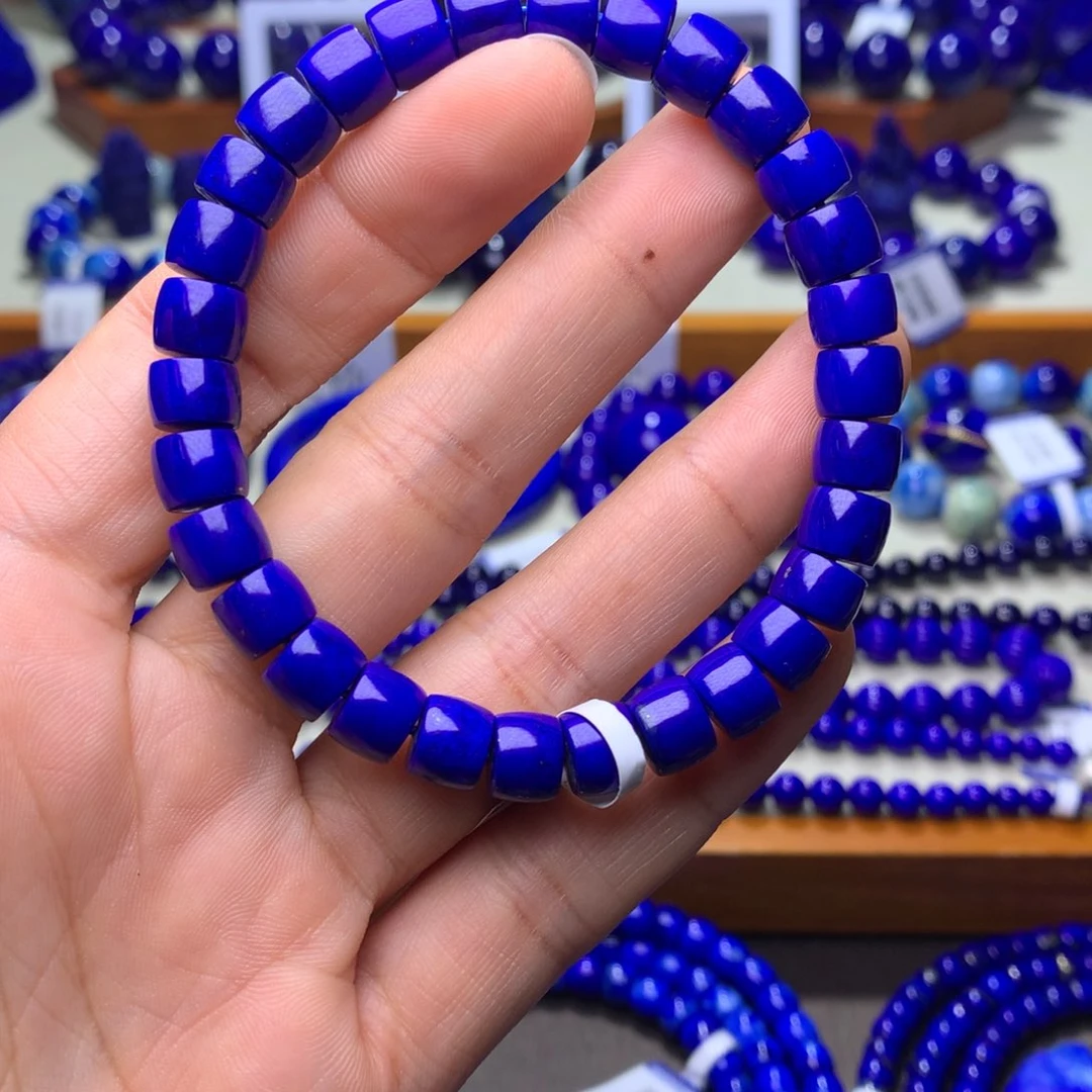 青金石手串未镶嵌T****n8mm247