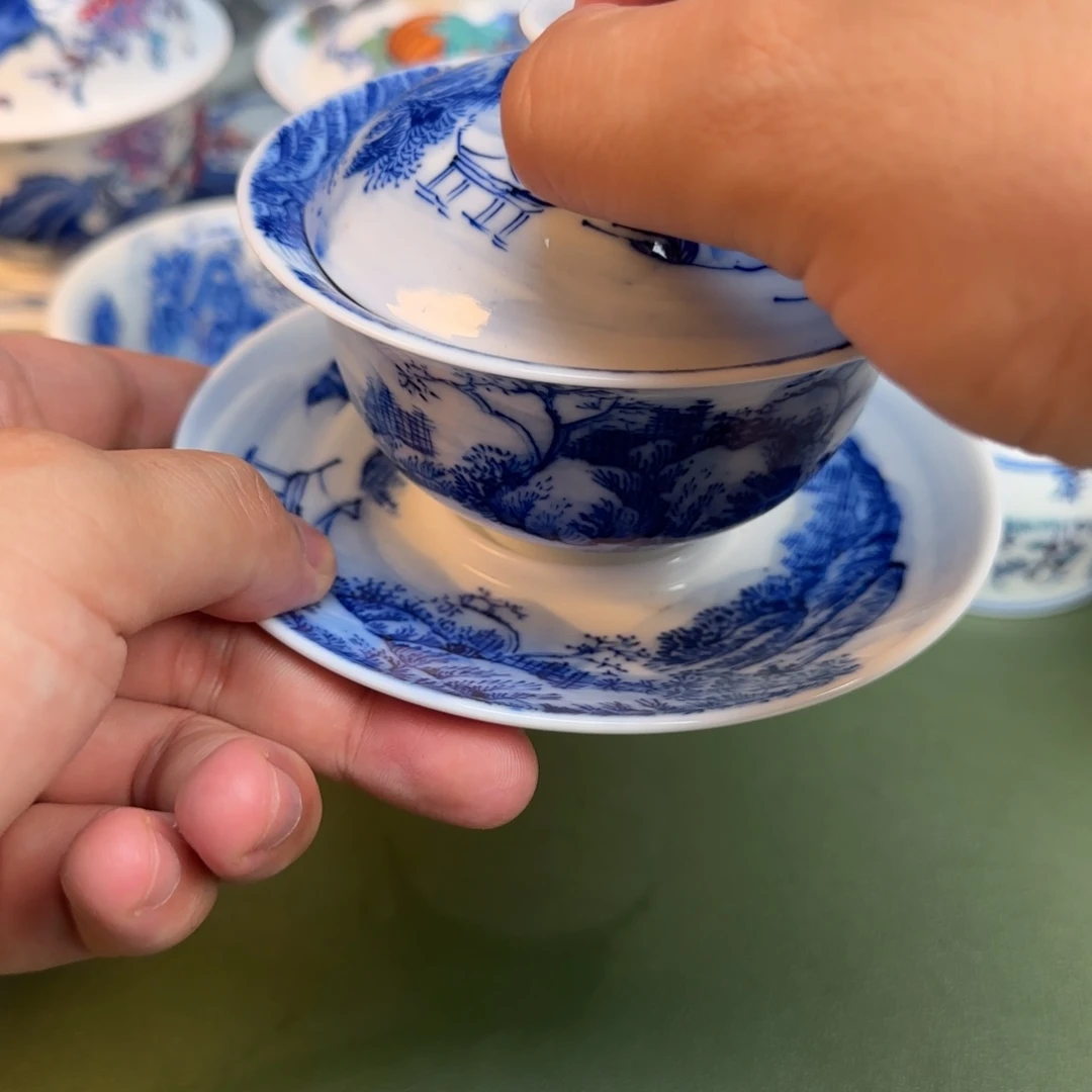 彦祖纯手工手绘茶具129