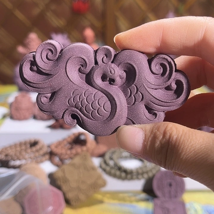 泥塑茉莉凤凰于飞大尺寸