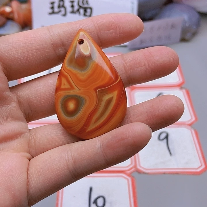 【闪购商品】玛瑙/玉髓珠宝半成品未镶嵌天**子