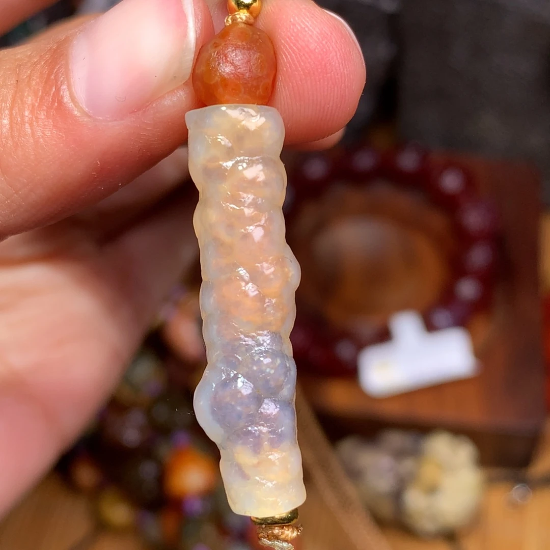 未镶嵌玛瑙/玉髓珠宝半成品