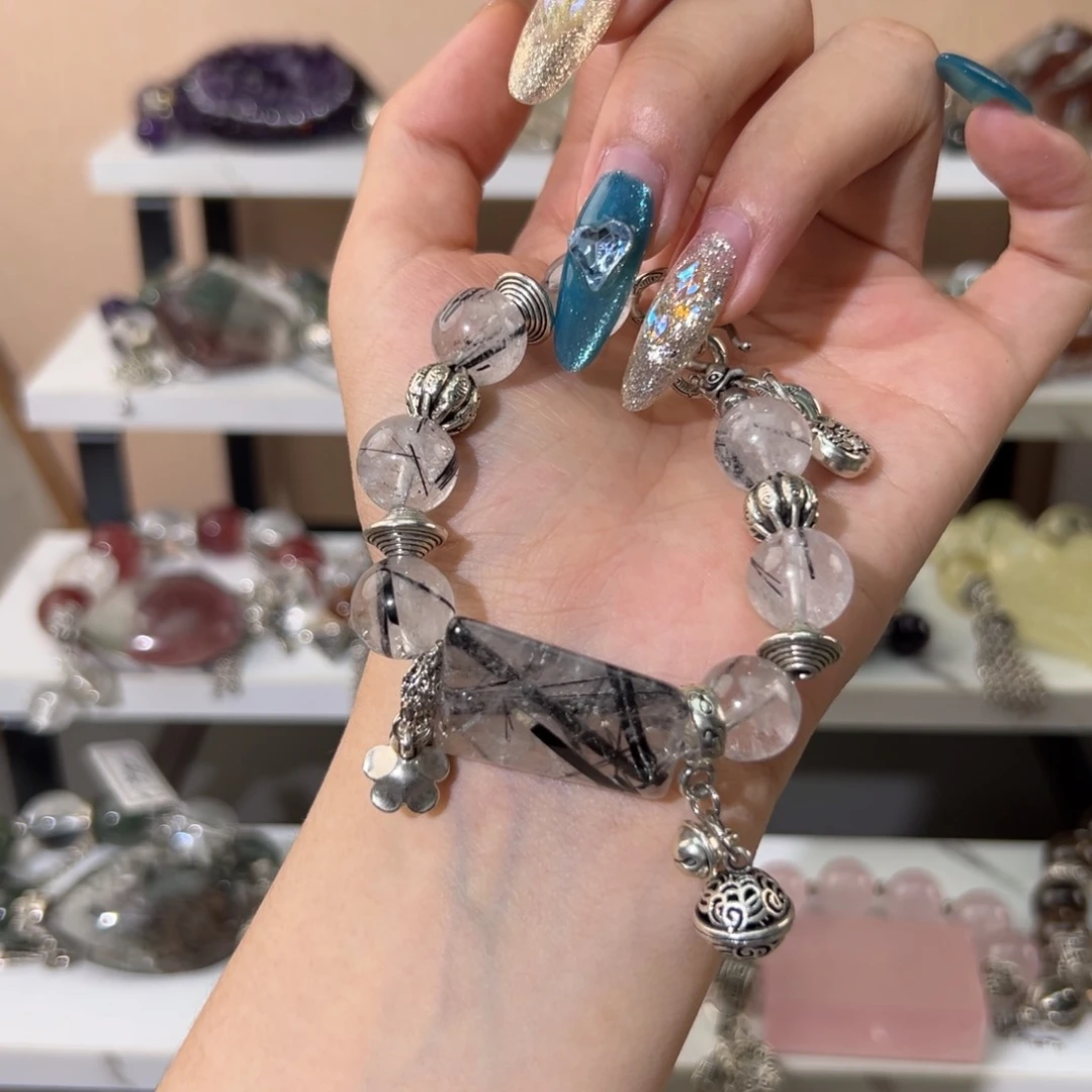 水晶手链合金思*手串