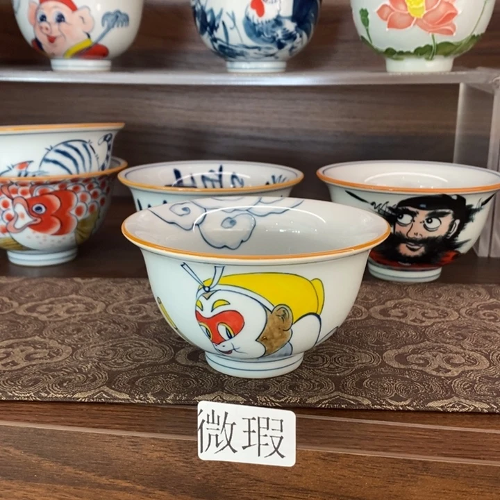 釉下老陶泥手工绘制