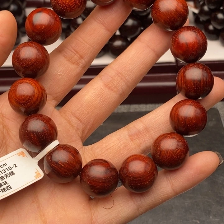 小叶紫檀手串/手链1.5原汁原味高油密老料特价