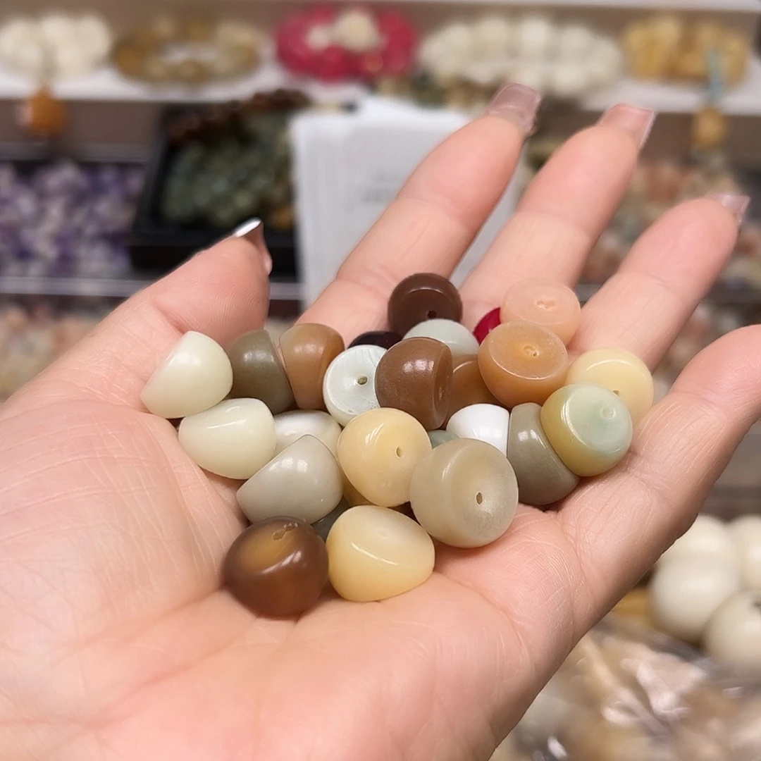 手串菩提根/象牙果微瑕卡14左右多宝大肠70颗