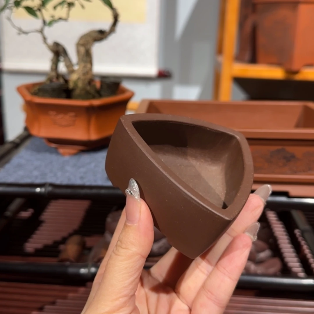 大***单花盆紫砂全手工制作