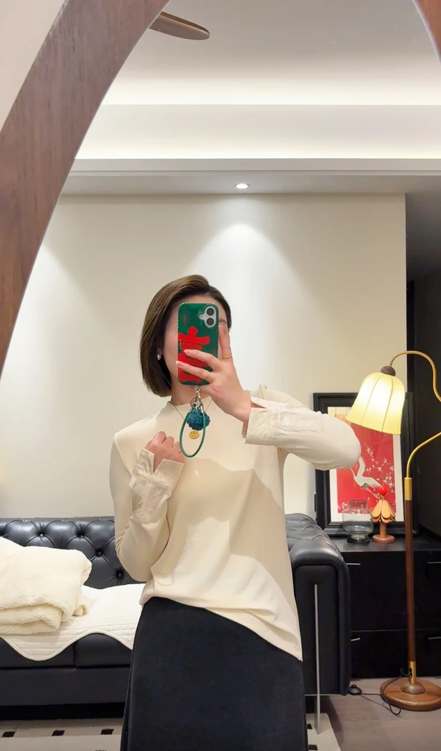 Ait li 春季新中式休闲时尚百搭长袖打底中国风女装2F98