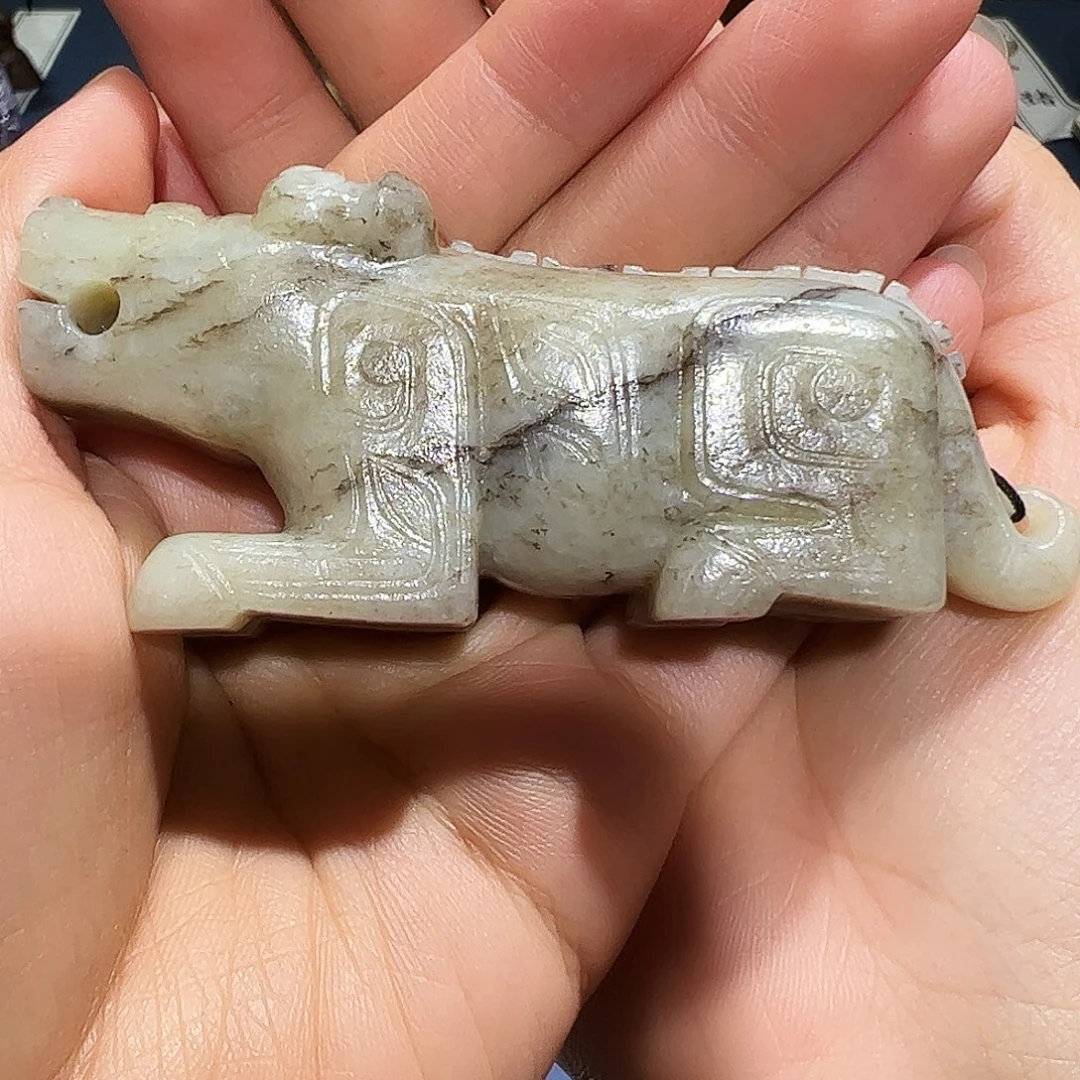 白玉菩提吊坠吊坠