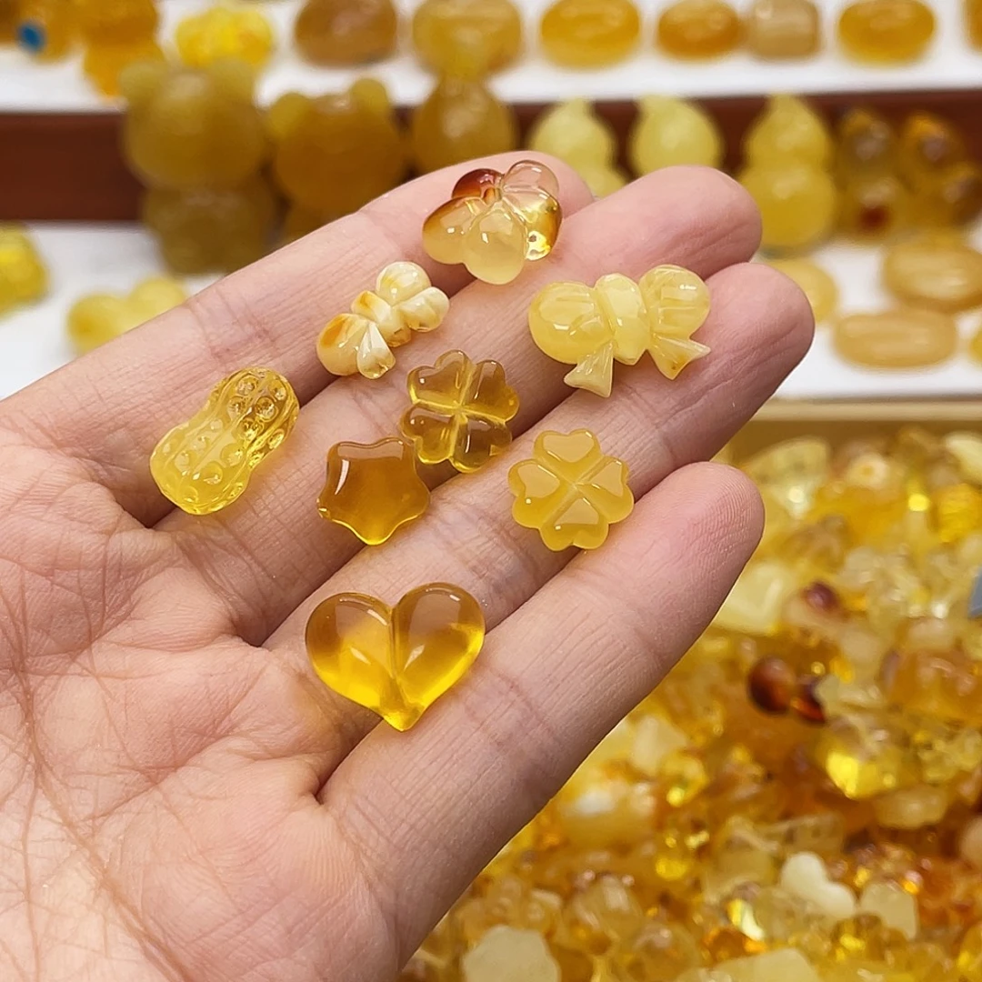 琥珀未镶嵌吊坠(不含链)