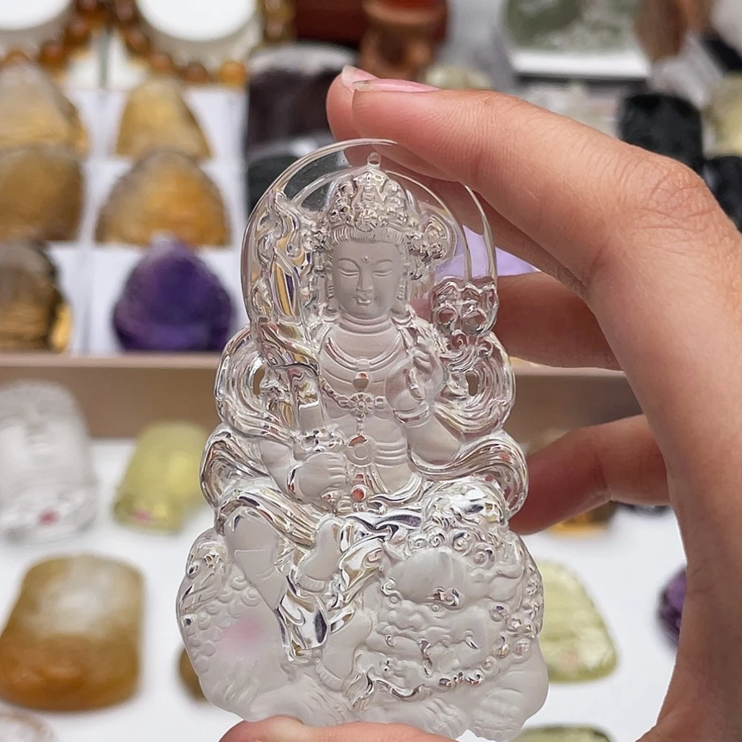 未镶嵌水晶颈饰定制吊坠文殊