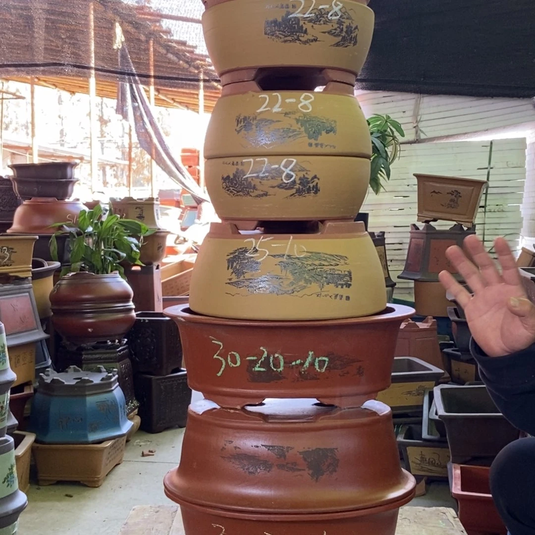 紫砂花盆紫砂紫砂