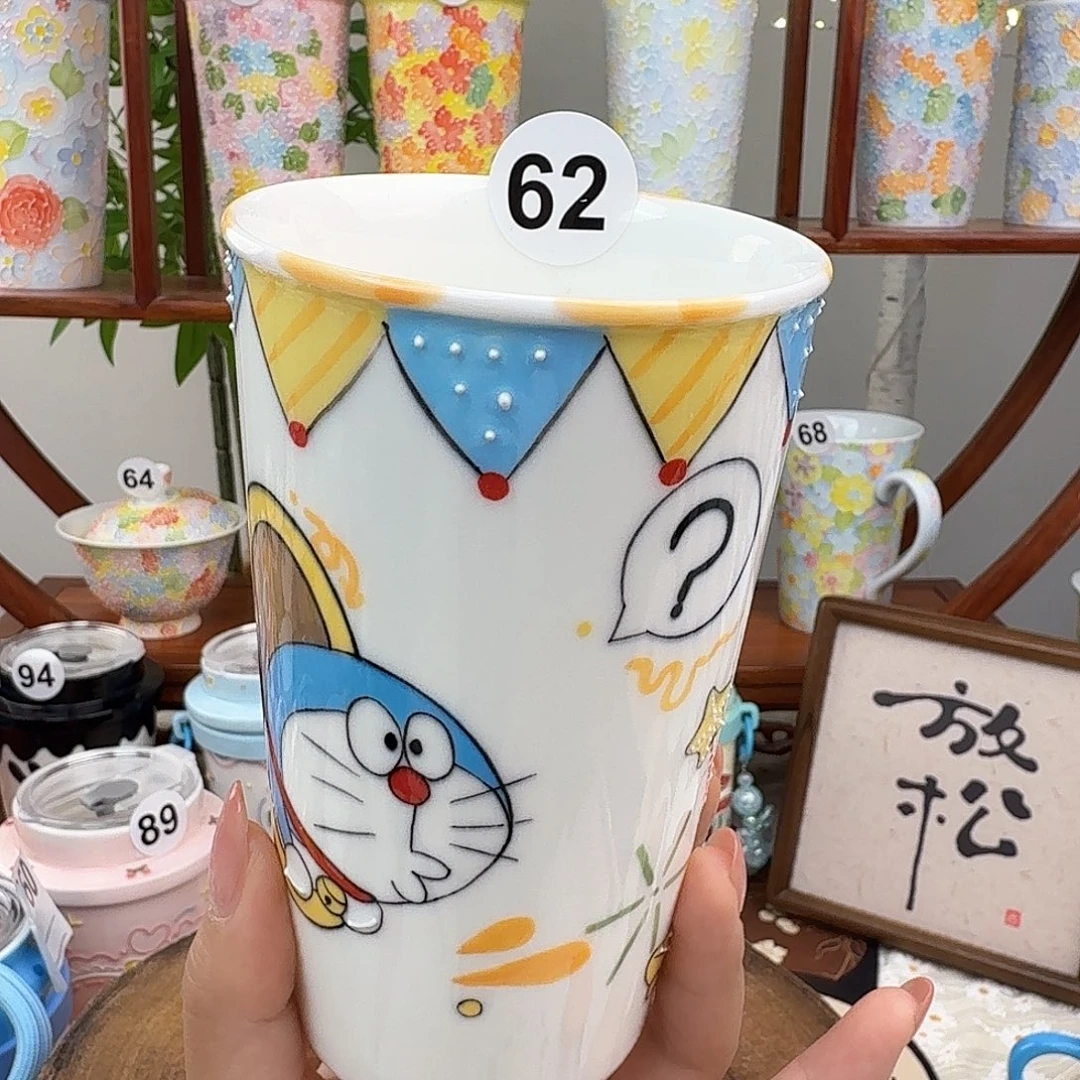 S62景德镇手绘高温釉下彩玉泥