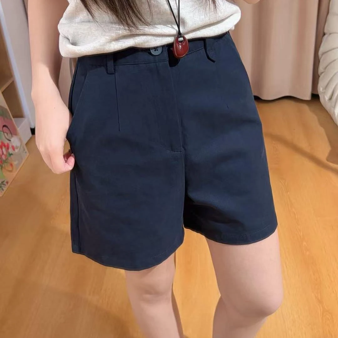 85150余小鱼【仲夏短裤】四色净版高腰设计休闲气质韩版短裤女装