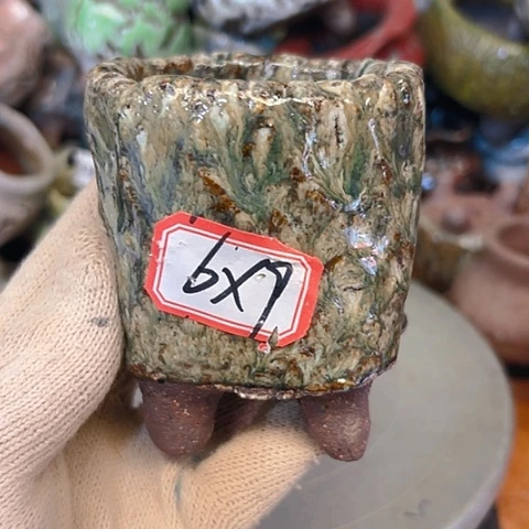 粗陶花盆手工花盆制作