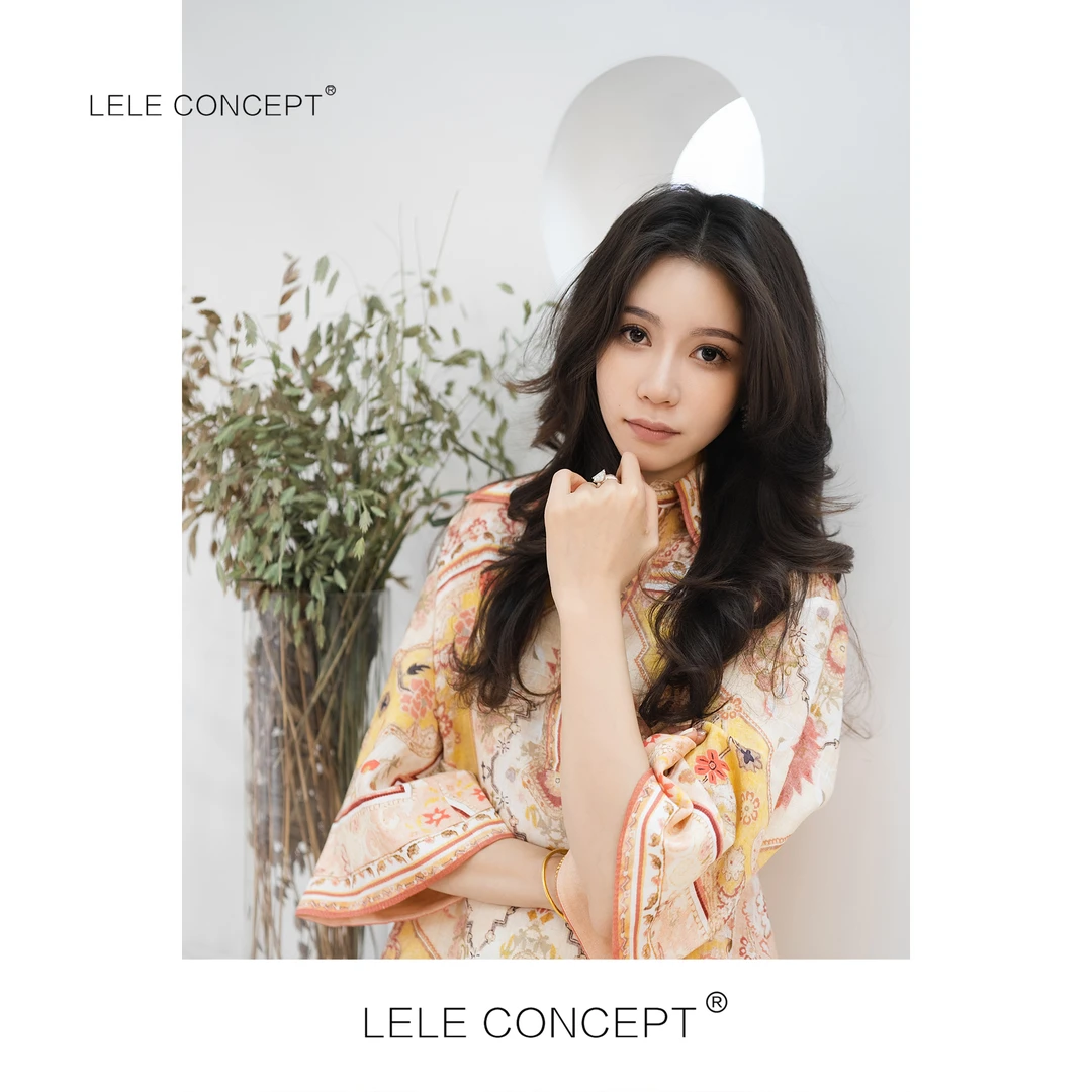 LELE CONCEPT丨创意高级半袖翻领开衩长款上衣S0926