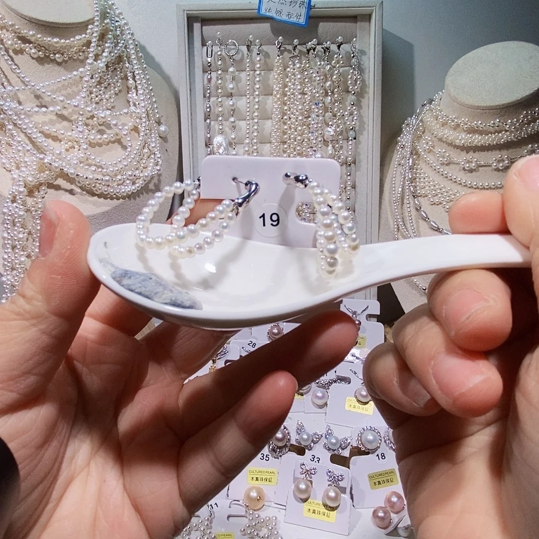 非金属925银纯银耳圈