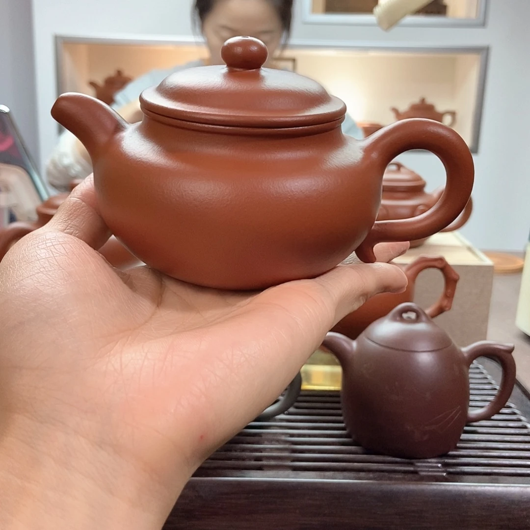 紫砂茶壶朱泥仿古240cc