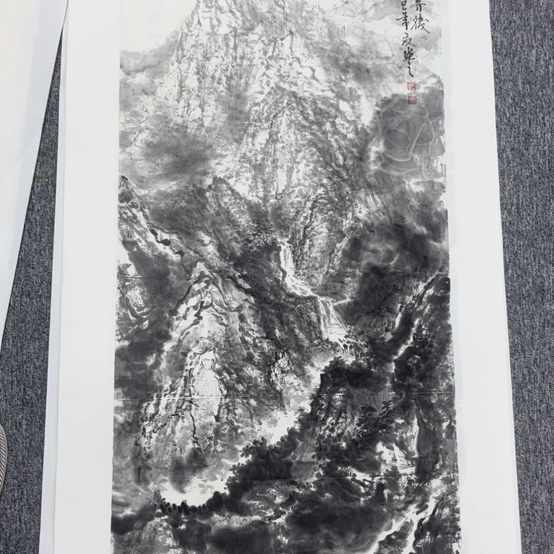 一***果国画绘画作品多次参加