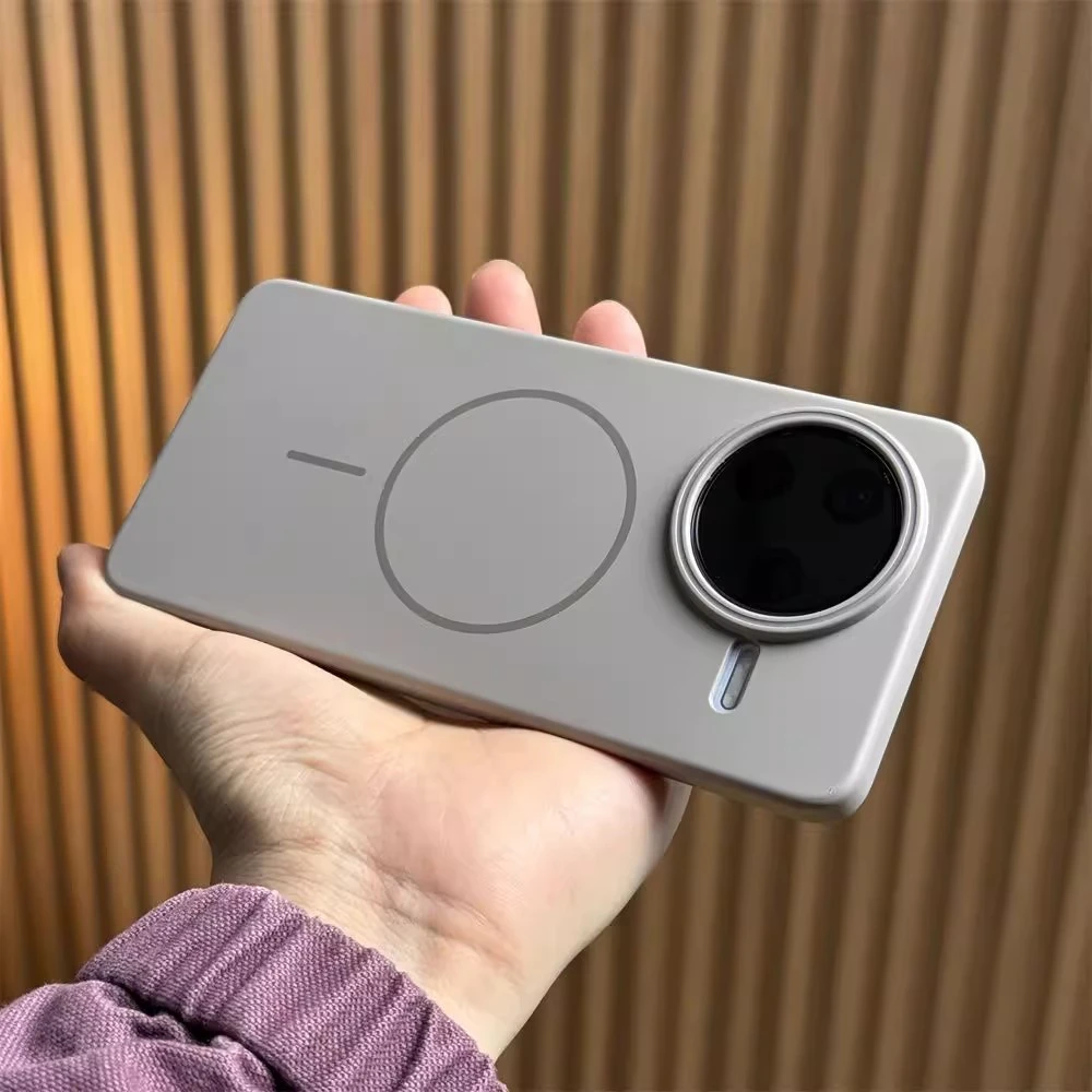 ins风细圈磁吸适用红米K80pro手机壳k80防摔柔润磨砂肤感简约硬壳