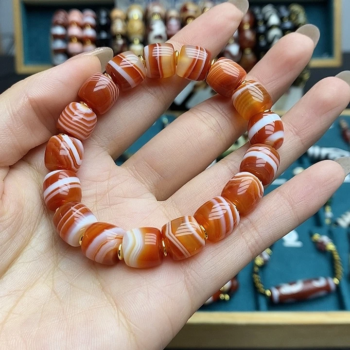 玛瑙/玉髓合金颈饰