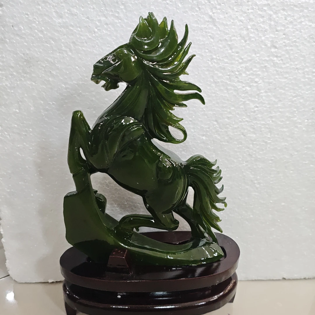 玉岫岩料手工雕刻居家装饰高端摆件一物一图1199