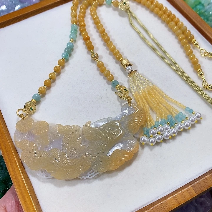 翡翠未镶嵌颈饰翡翠吊坠