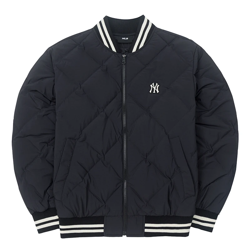 MLB羽绒服男女情侣款25冬季新款保暖羽绒运动面包服外套3ADJV4156