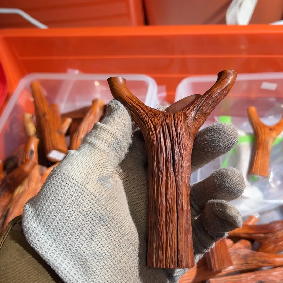 破***王火琉璃树杈木弓手工制作