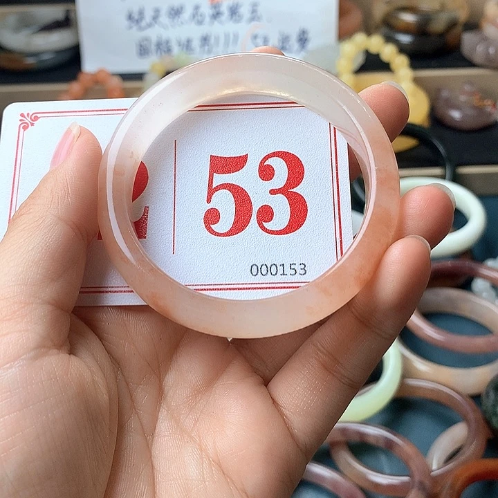 石英质玉（黄龙玉）未镶嵌手镯