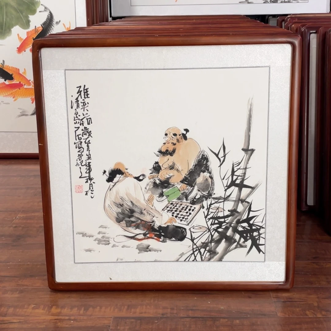 国画带框尺寸63*63厘米