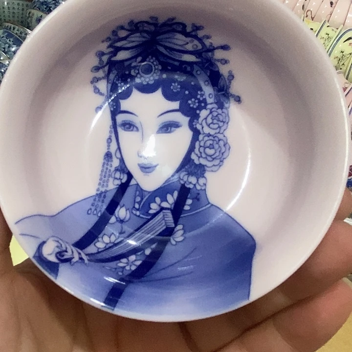 摆件景德镇陶瓷主人杯13445