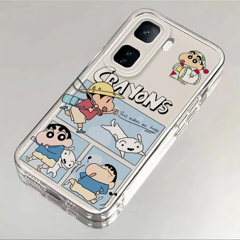 vivoIQOONeo10Pro+适用手机壳蜡笔小新秋游卡通透明全包软硅胶防